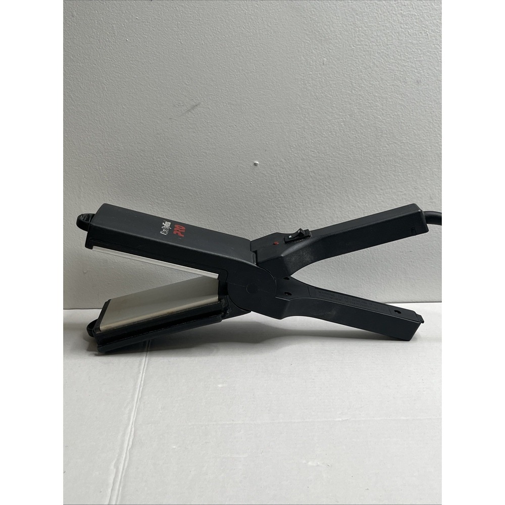 BABYLISS PRO Professional Large 2.25" Flat Hair Iron Black‎ Tested BAB1550C